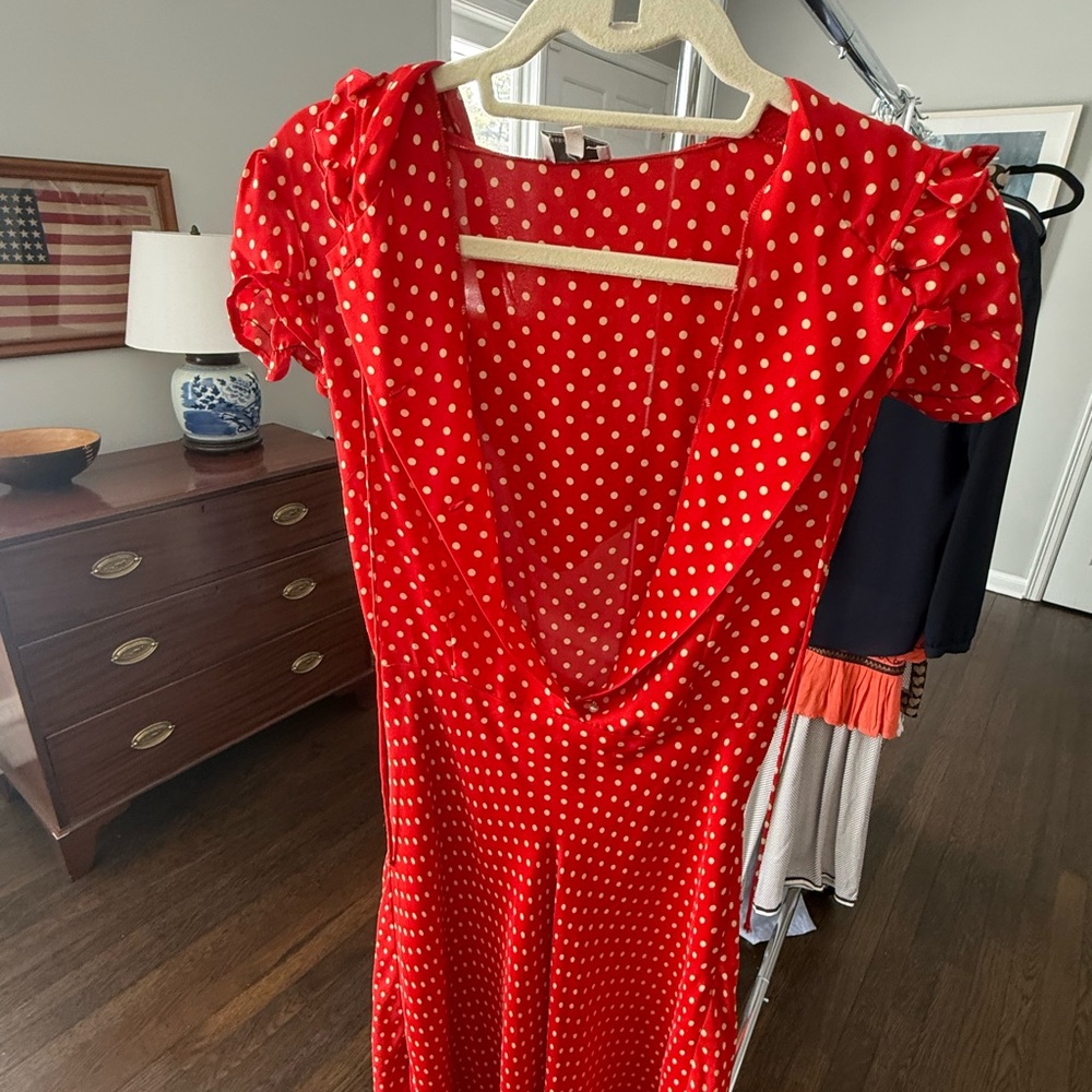 Red Polka Dot Women’s Dress